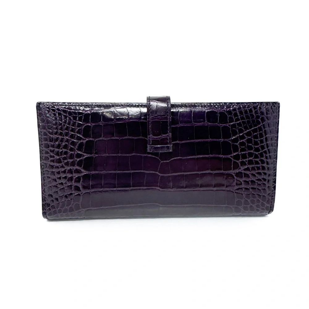 Hermes Croc Bearn Wallet - Picture 4 of 14